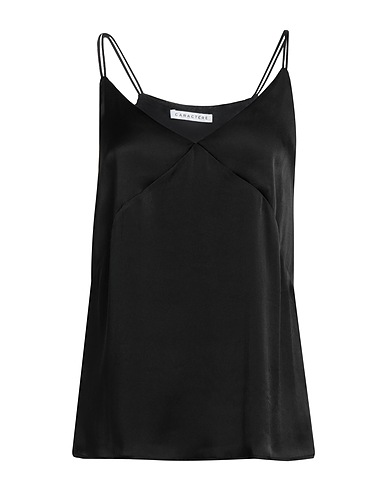 CARACTÈRE Camisole Black 75% Acetate, 25% Silk