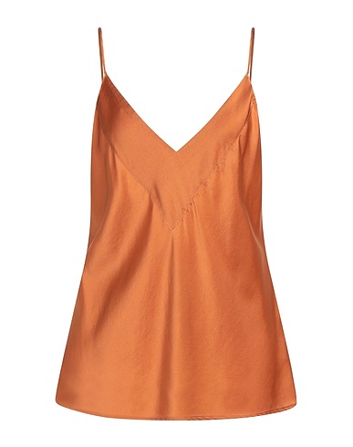 FORTE_FORTE Camisole Cammello 96% Seta, 4% Elastan