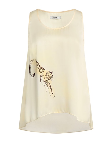 KRIZIA Top Giallo 76% Acetato, 24% Seta