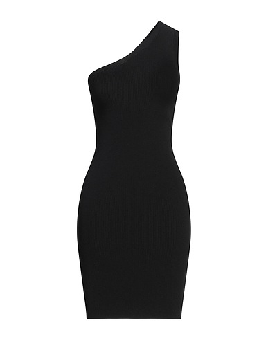 IRO One-shoulder dress Black 75% Viscose, 22% Polyamide, 3% Elastane