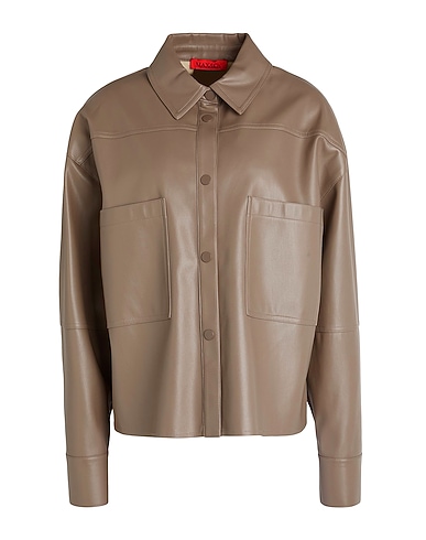 MAX&Co. Solid color shirts & blouses SAND TORTORA 100% Polyester