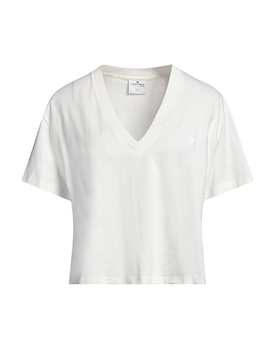 COURRÈGES Basic T-Shirt Weiß 100% Baumwolle