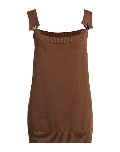 ÇANAKU Top Brown 100% Cotton