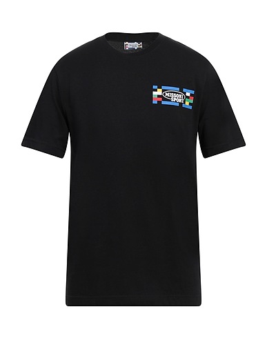 MISSONI Basic T-Shirt Black 100% Cotton
