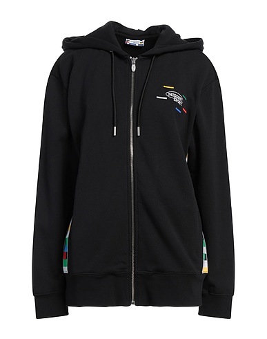 MISSONI Hooded track jacket  SPORT Black 100% Cotton