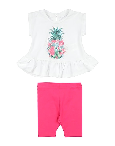 FUN & FUN Baby co-ord  White 95% Cotton, 5% Elastane