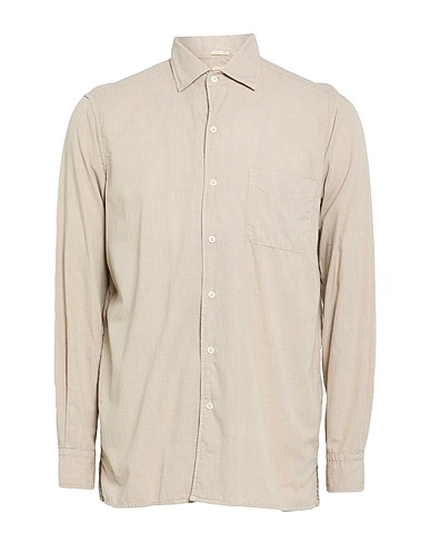MASSIMO ALBA Checked shirt BEIGE 100% Cotton