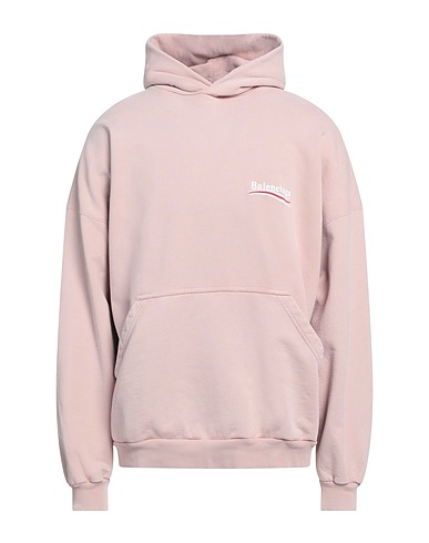 BALENCIAGA Hooded track jacket  Light pink 100% Cotton, Polyester