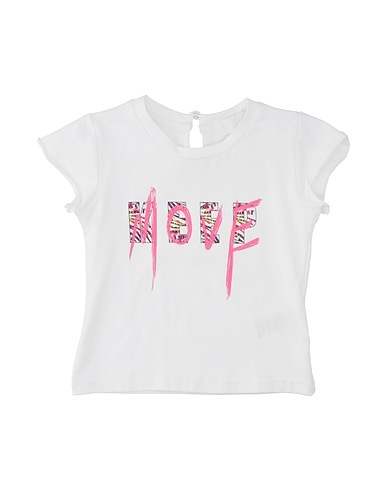 FUN & FUN T-shirt White 95% Cotton, 5% Elastane