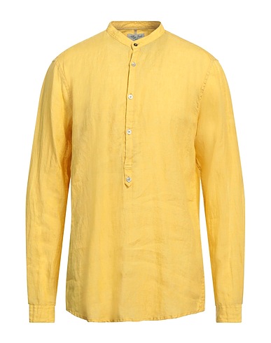 ALLEY DOCKS 963 Linen shirt Yellow 100% Linen