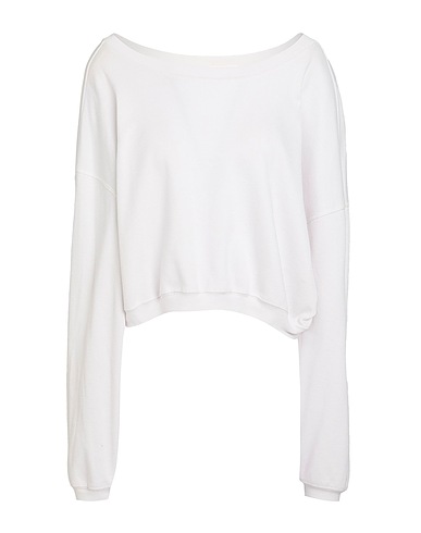 AMERICAN VINTAGE Sweatshirt Weiß 50% Baumwolle, 50% Polyester