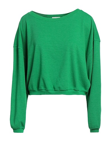 AMERICAN VINTAGE Sweat-shirt Vert 50% Coton, 50% Polyester