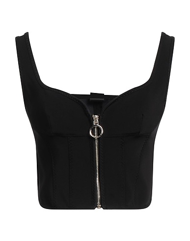 PINKO Top Black 49% Polyamide, 44% Viscose, 7% Elastane