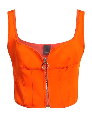 PINKO Top Orange 49% Polyamid, 44% Viskose, 7% Elastan
