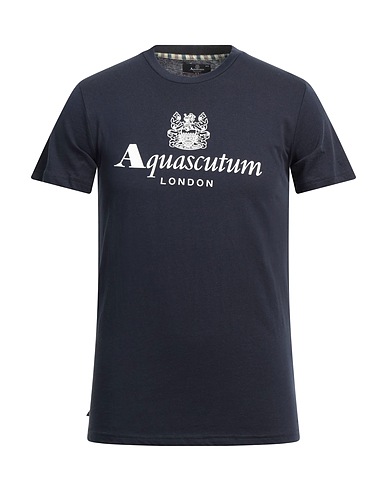AQUASCUTUM ACTIVE T-shirt Navy blue 100% Cotton