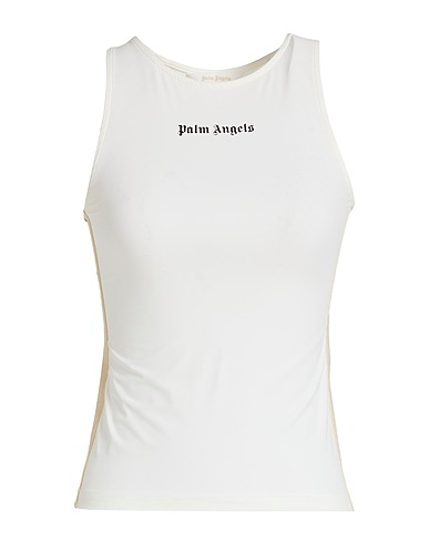 PALM ANGELS Canotta Bianco 59% Poliammide, 41% Elastan, Poliestere