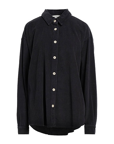 AMERICAN VINTAGE Solid color shirts & blouses Charcoal 100% Cotton