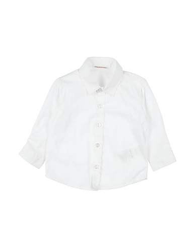 LE BEBÉ Solid colour shirt White 97% Cotton, 3% Elastane