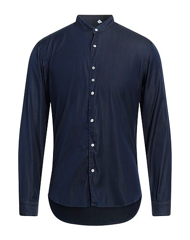 COSTUMEIN Denim shirt Blue 78% Cotton, 16% Polyamide, 6% Elastane