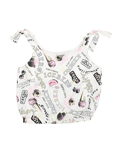 ICEBERG T-shirt White 97% Polyester, 3% Elastane