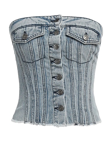 DONDUP Top Blue 100% Cotton