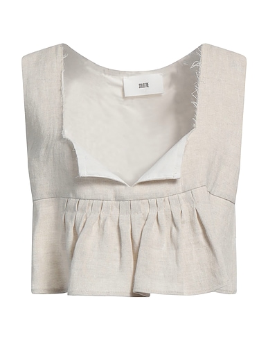 SOLOTRE Top 100% Linen, Cotton