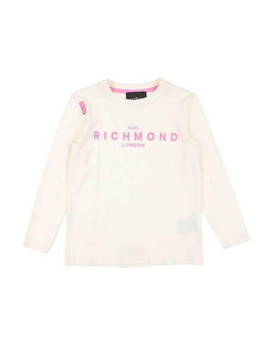 JOHN RICHMOND T-shirt Panna 95% Cotone, 5% Lycra®