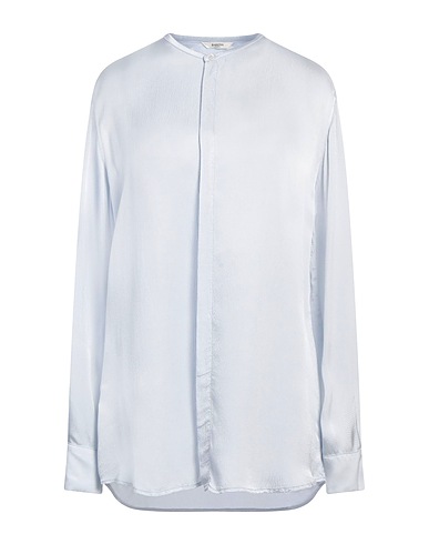 BARENA Solid color shirts & blouses Sky blue 100% Viscose