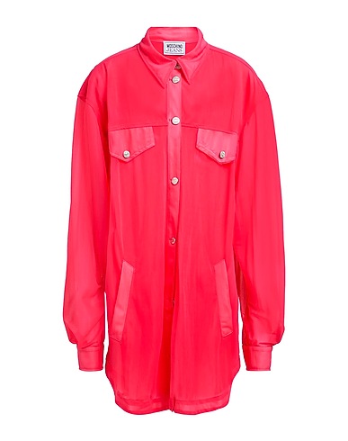 MOSCHINO JEANS Solid colour shirts & blouses Fuchsia 100% Polyamide