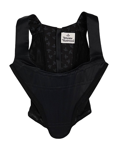 VIVIENNE WESTWOOD Bustier Black 50% Acetate, 50% Viscose, Polyamide, Elastane