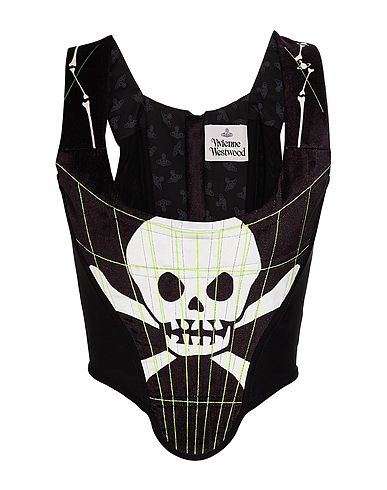 VIVIENNE WESTWOOD Bustier Black 58% Cotton, 42% Modal, Polyamide, Elastane