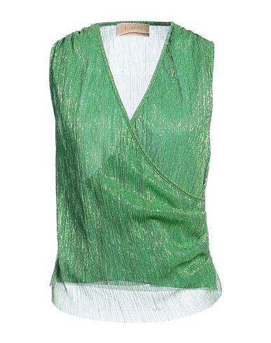 KAOS JEANS Top Green 55% Polyester, 45% Metallic fiber