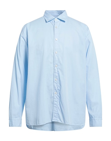 XACUS Solid colour shirt CELESTE 100% Cotton