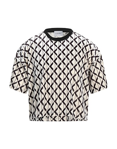 ÇANAKU T-shirt Panna 100% Poliestere