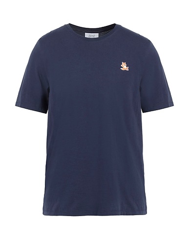 MAISON KITSUNÉ T-shirt Blu navy 100% Cotone
