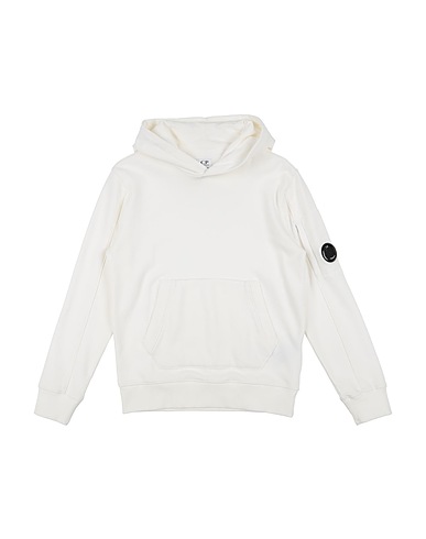C.P. COMPANY UNDERSIXTEEN Felpa Off white 100% Cotone