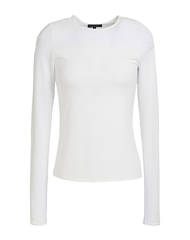 RAG & BONE Basic T-Shirt Weiß 95% Modacryl, 5% Elastan, Polyester