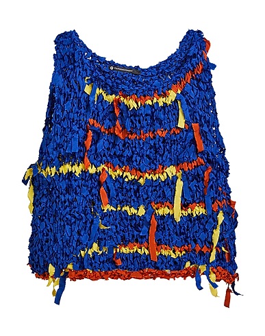 PIERANTONIO GASPARI Top Bright blue 100% Polyester