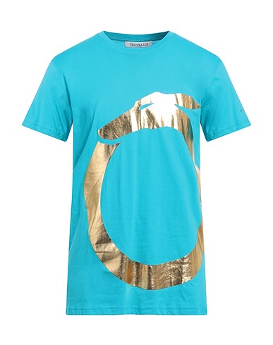 TRUSSARDI T-shirt Azure 100% Cotton