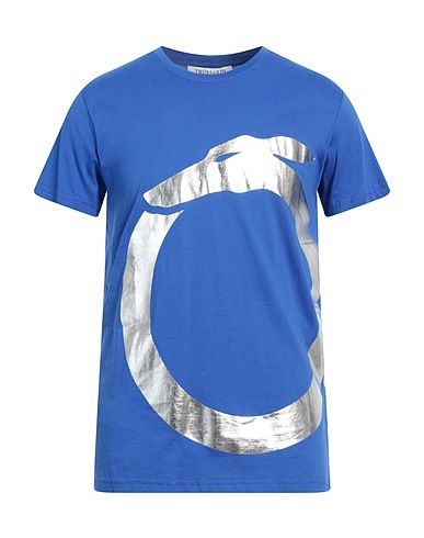 TRUSSARDI T-shirt Blue 100% Cotton