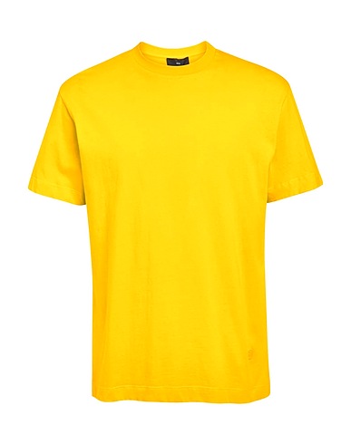 LIU •JO MAN T-shirt Orange 100% Cotton, Elastane