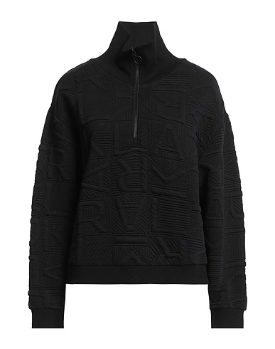 KARL LAGERFELD Felpa Nero 40% Lyocell, 33% Poliestere, 20% Cotone, 5% Poliammide, 2% Elastan