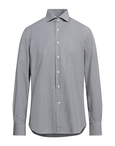 ALESSANDRO GHERARDI Patterned shirt Grey 100% Cotton