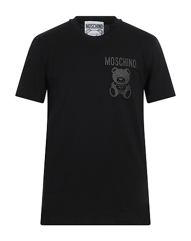 MOSCHINO T-shirt Nero 100% Cotone