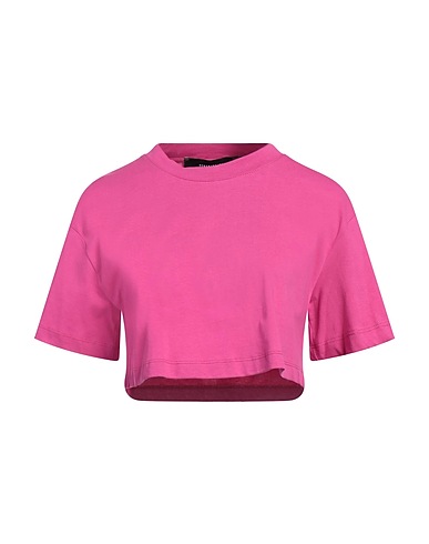 FEDERICA TOSI Crop top Magenta 100% Cotton