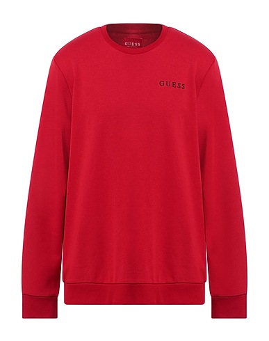 GUESS Sweatshirt Rot 68% Baumwolle, 32% Polyester