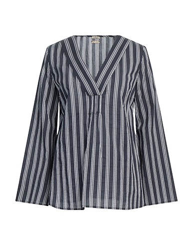 MASSIMO ALBA Top Blu navy 78% Cotone, 22% Seta