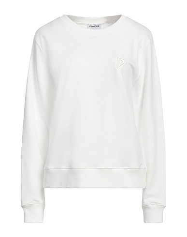 DONDUP Felpa Bianco 88% Cotone, 12% Poliestere, Elastan