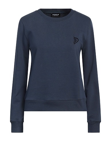 DONDUP Sweatshirt Midnight blue 88% Cotton, 12% Polyester, Elastane