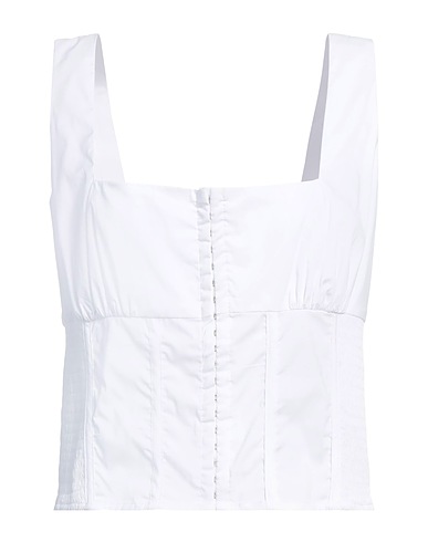 GUESS Bustier Weiß 86% Baumwolle, 10% Nylon, 4% Elastan